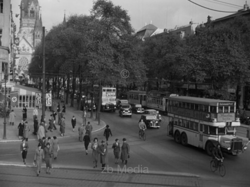 Deutschland 1937, Kurfürstendamm Berlin