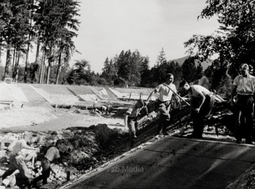 Kanalbau Walchenseekraftwerk 1937