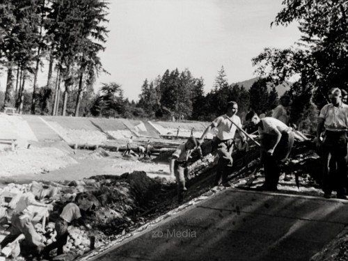 Kanalbau Walchenseekraftwerk 1937