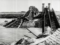 Kriegsbeginn 1939 - zerstörte Weichselbrücke