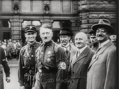 NSDAP Parteitag Nürnberg 1927, Hitler, Hess, Streicher