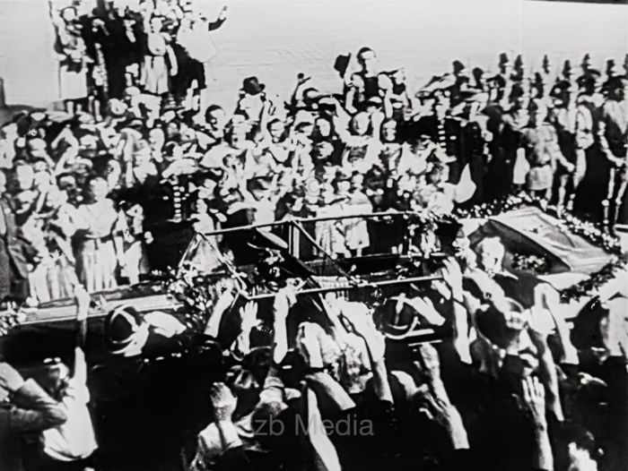 Ankunft von Benesch, Prag Mai 1945