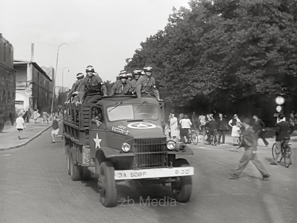 Schwarzmarkt-Razzia in München 1946