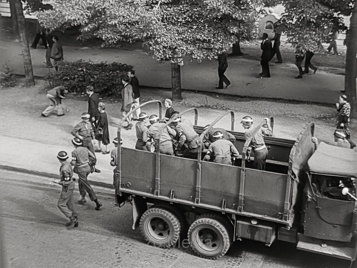 Schwarzmarkt-Razzia in München 1946