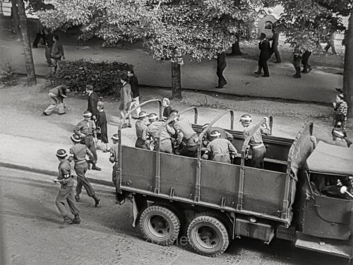 Schwarzmarkt-Razzia in München 1946