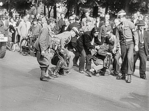 Schwarzmarkt-Razzia in München 1946