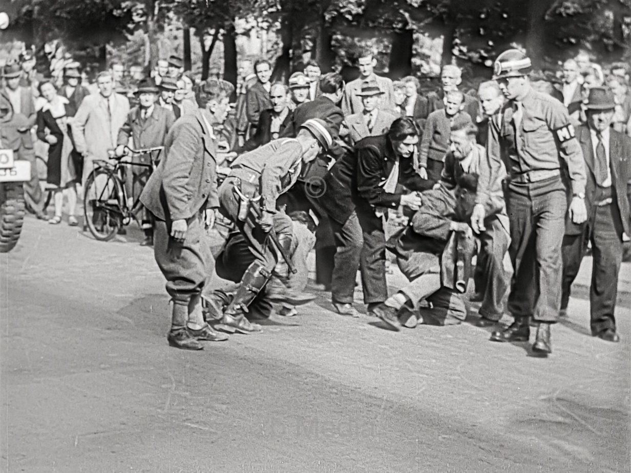 Schwarzmarkt-Razzia in München 1946