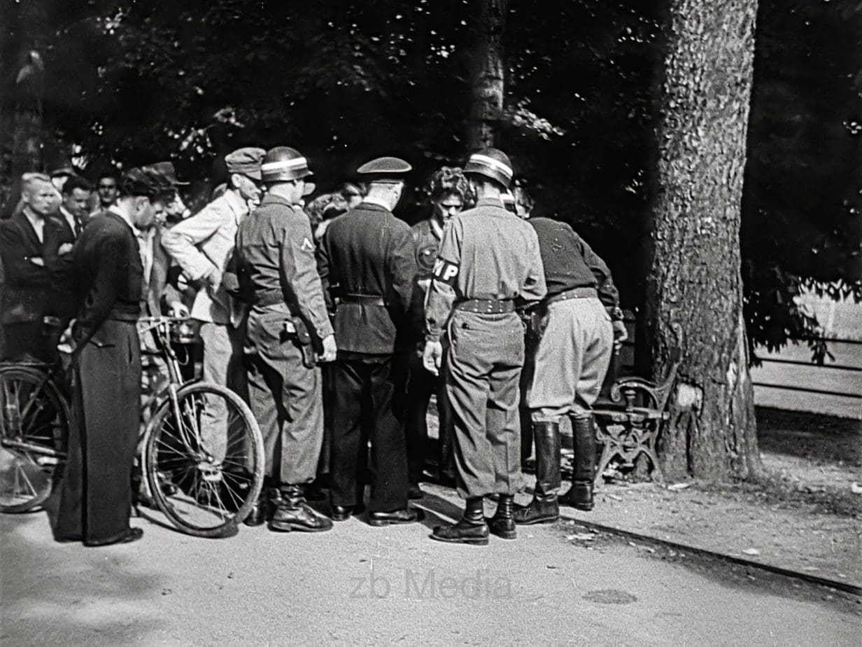 Schwarzmarkt-Razzia in München 1946