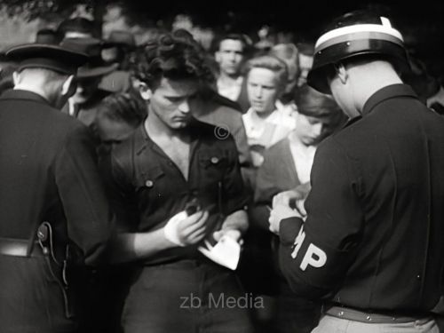 Schwarzmarkt-Razzia in München 1946