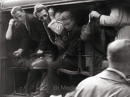 Schwarzmarkt-Razzia in München 1946