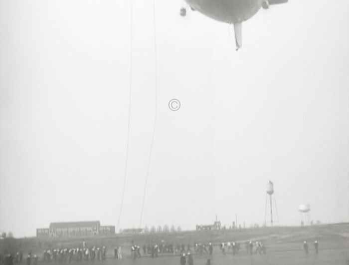 Luftschiff Hindenburg Anflug auf Lakehurst 1937