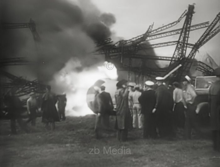 Hindenburg Katastrophe Lakehurst 1937