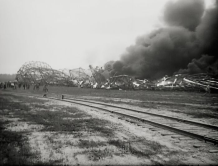 Hindenburg Katastrophe Lakehurst 1937