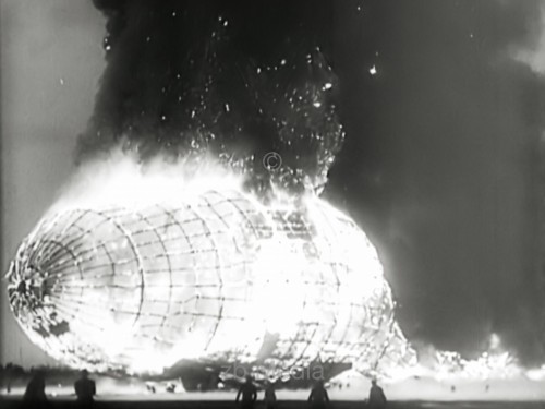 Hindenburg Katastrophe Lakehurst 1937