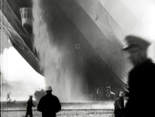 Hindenburg Katastrophe Lakehurst 1937