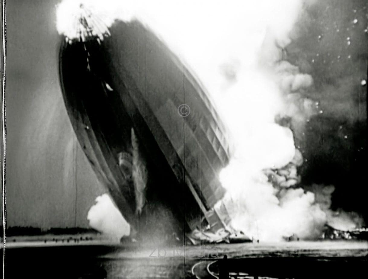 Hindenburg disaster Lakehurst 1937