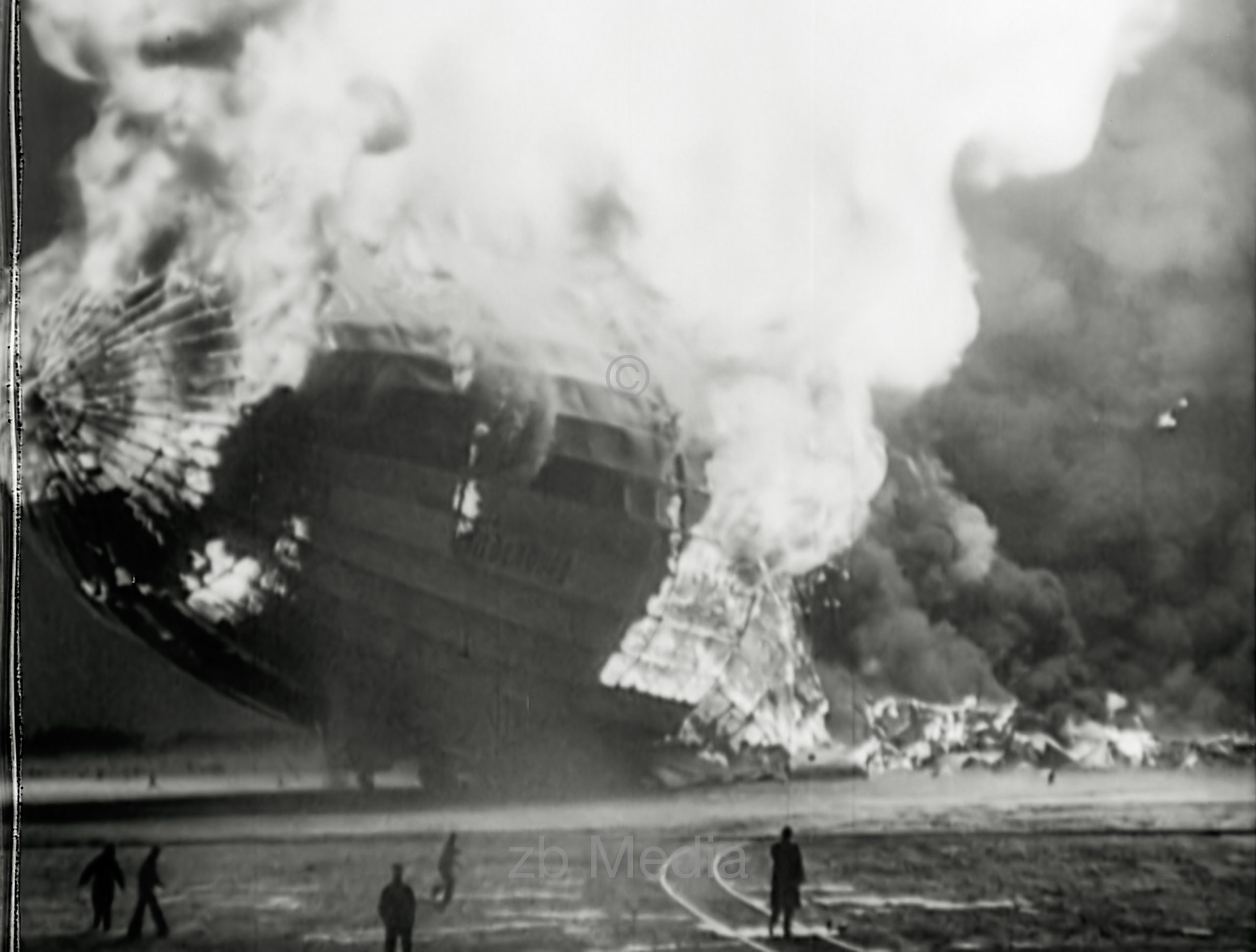 Hindenburg Katastrophe Lakehurst 1937