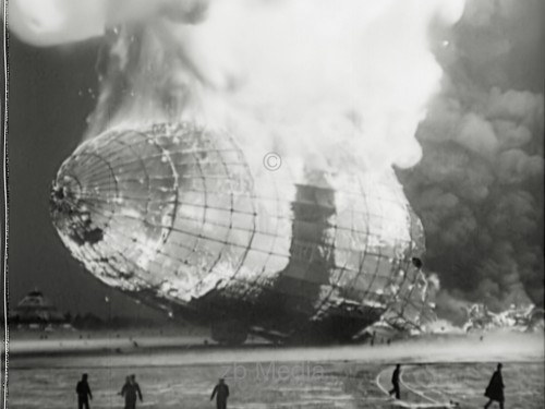 Hindenburg Katastrophe Lakehurst 1937