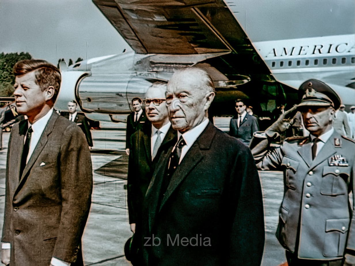 Präsident John F. Kennedy Deutschlandbesuch 1963