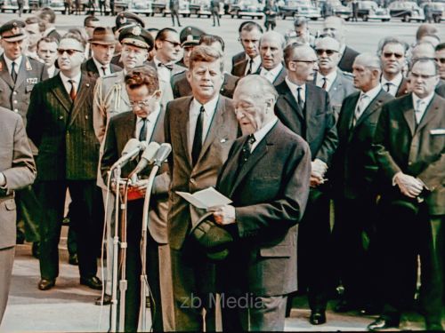 Präsident John F. Kennedy Deutschlandbesuch 1963