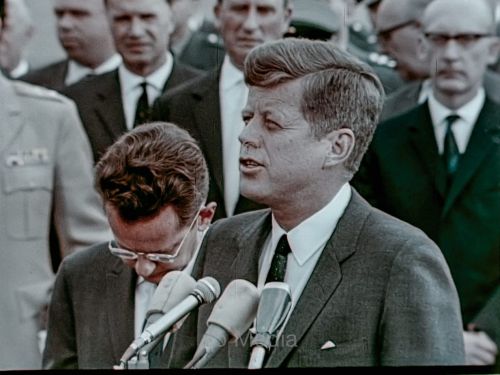 Präsident John F. Kennedy Deutschlandbesuch 1963