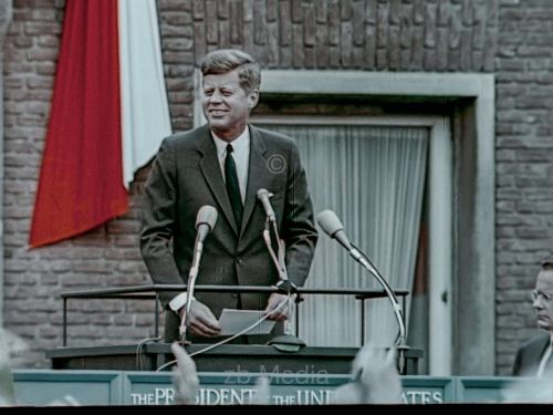 Präsident John F. Kennedy Deutschlandbesuch 1963 - Rede Köln