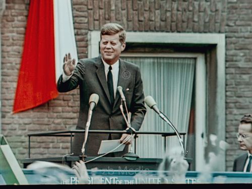 Präsident John F. Kennedy Deutschlandbesuch 1963 - Rede Köln