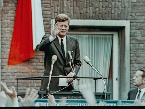 Präsident John F. Kennedy Deutschlandbesuch 1963