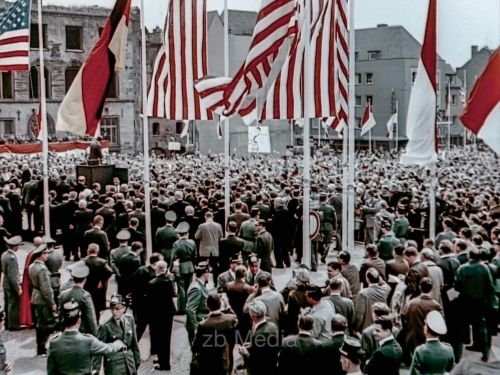 Präsident John F. Kennedy Deutschlandbesuch 1963