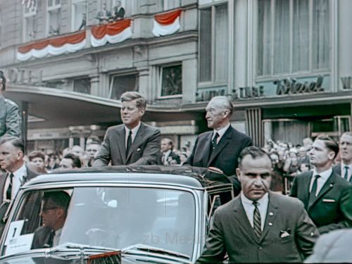 Präsident John F. Kennedy Deutschlandbesuch 1963 - Autocorso