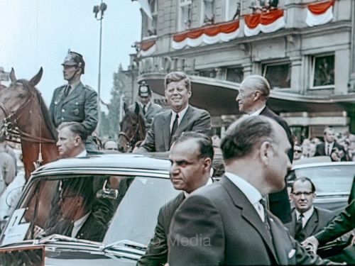 Präsident John F. Kennedy Deutschlandbesuch 1963 - Autocorso