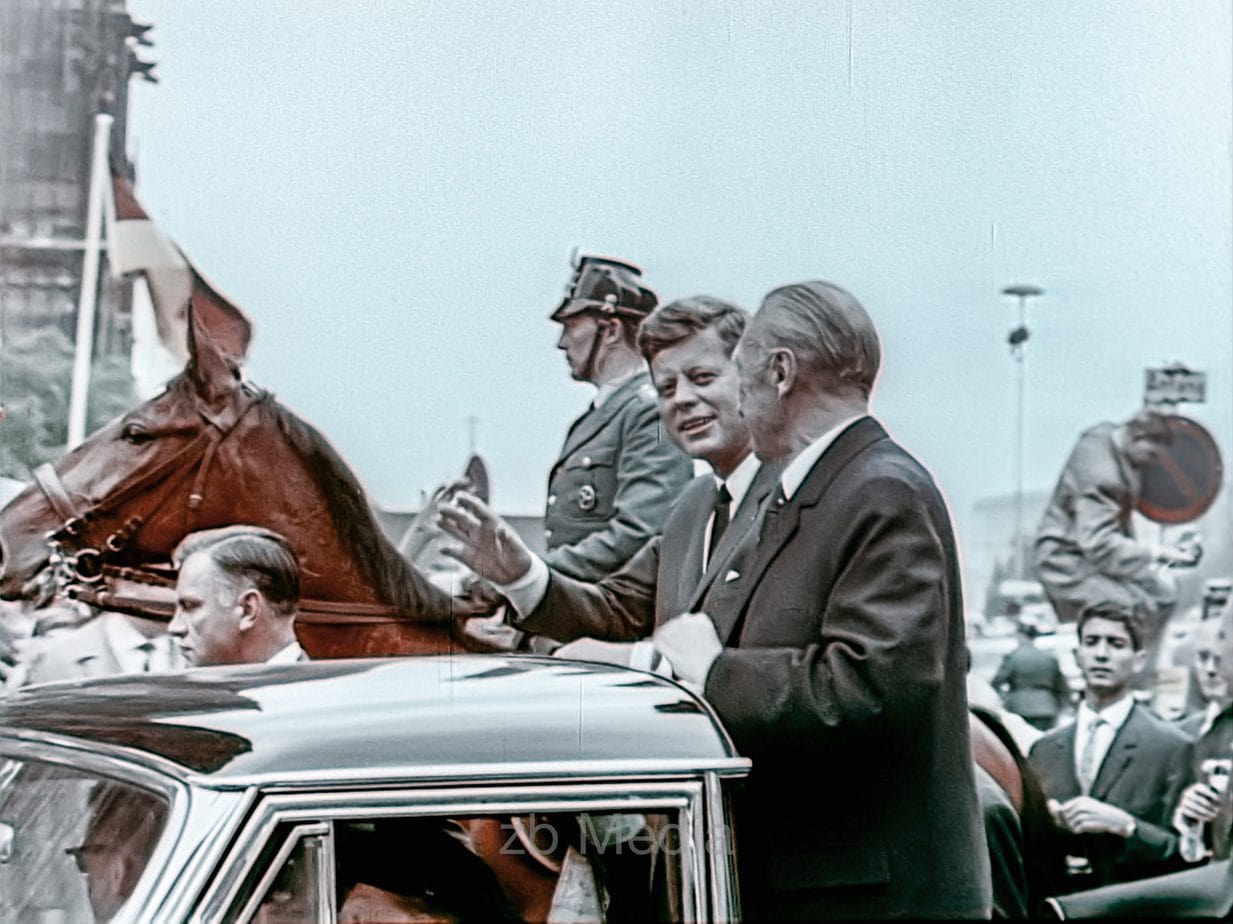 Präsident John F. Kennedy Deutschlandbesuch 1963 - Autocorso