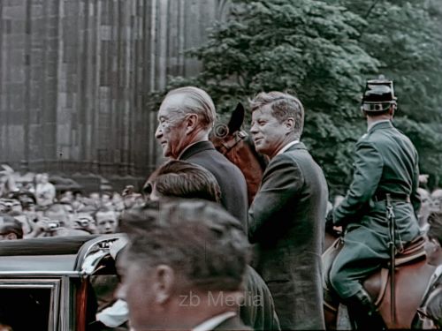 Präsident John F. Kennedy Deutschlandbesuch 1963 - Autocorso