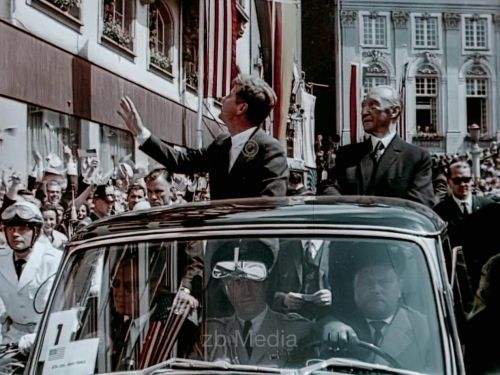 Präsident John F. Kennedy Deutschlandbesuch 1963 - Autocorso