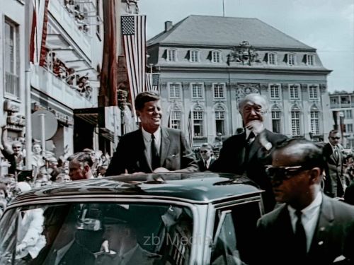 Präsident John F. Kennedy Deutschlandbesuch 1963 - Autocorso