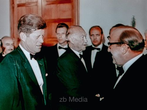 Präsident John F. Kennedy Deutschlandbesuch 1963