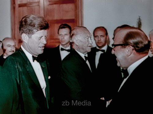 Präsident John F. Kennedy Deutschlandbesuch 1963