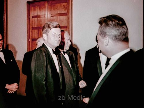 Präsident John F. Kennedy Deutschlandbesuch 1963 - Willy Brandt