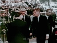 Präsident John F. Kennedy Deutschlandbesuch 1963