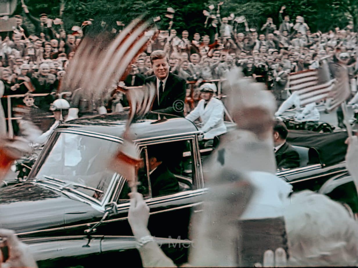 Präsident John F. Kennedy Deutschlandbesuch 1963 - Autocorso