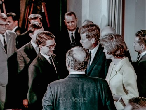 Präsident John F. Kennedy Deutschlandbesuch 1963