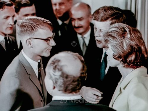 Präsident John F. Kennedy Deutschlandbesuch 1963