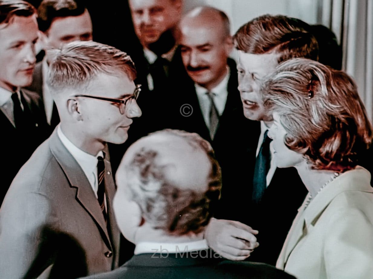 Präsident John F. Kennedy Deutschlandbesuch 1963