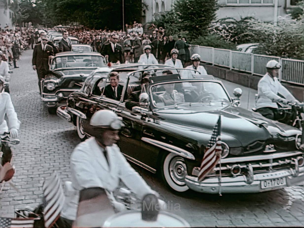 Präsident John F. Kennedy Deutschlandbesuch 1963