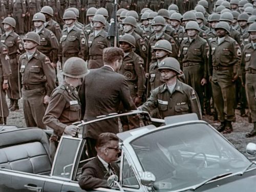 Präsident John F. Kennedy Deutschlandbesuch 1963