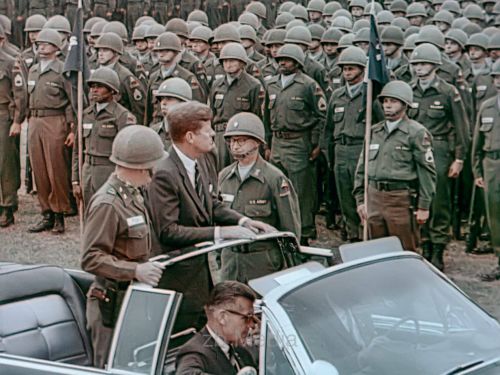 Präsident John F. Kennedy Deutschlandbesuch 1963