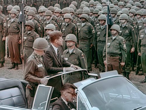 Präsident John F. Kennedy Deutschlandbesuch 1963