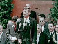 Präsident John F. Kennedy Deutschlandbesuch 1963