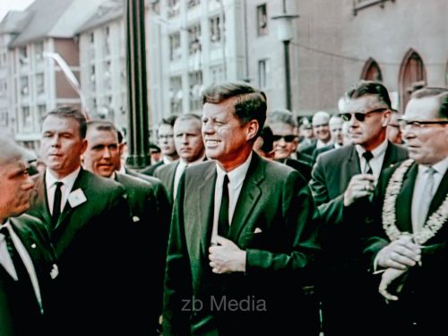 Präsident John F. Kennedy Deutschlandbesuch 1963