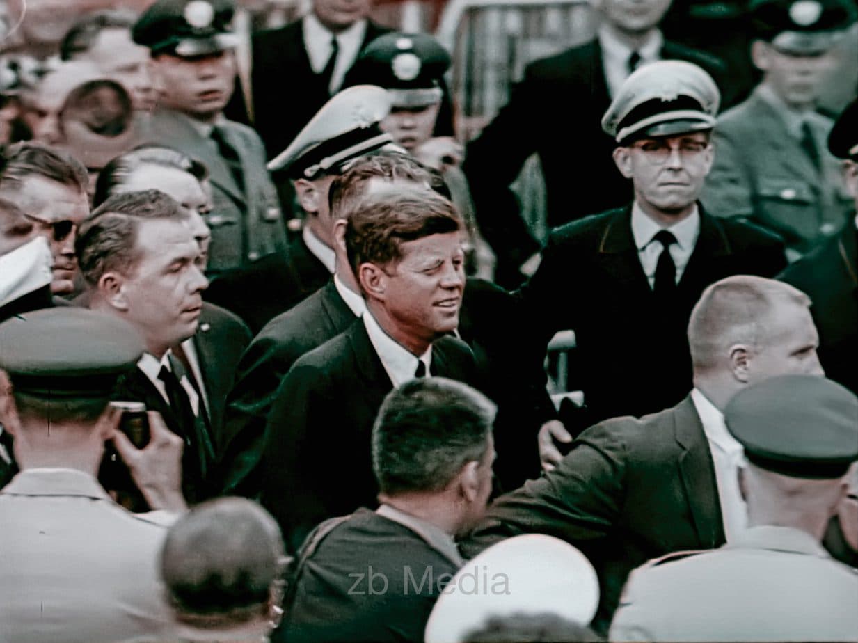 Präsident John F. Kennedy Deutschlandbesuch 1963